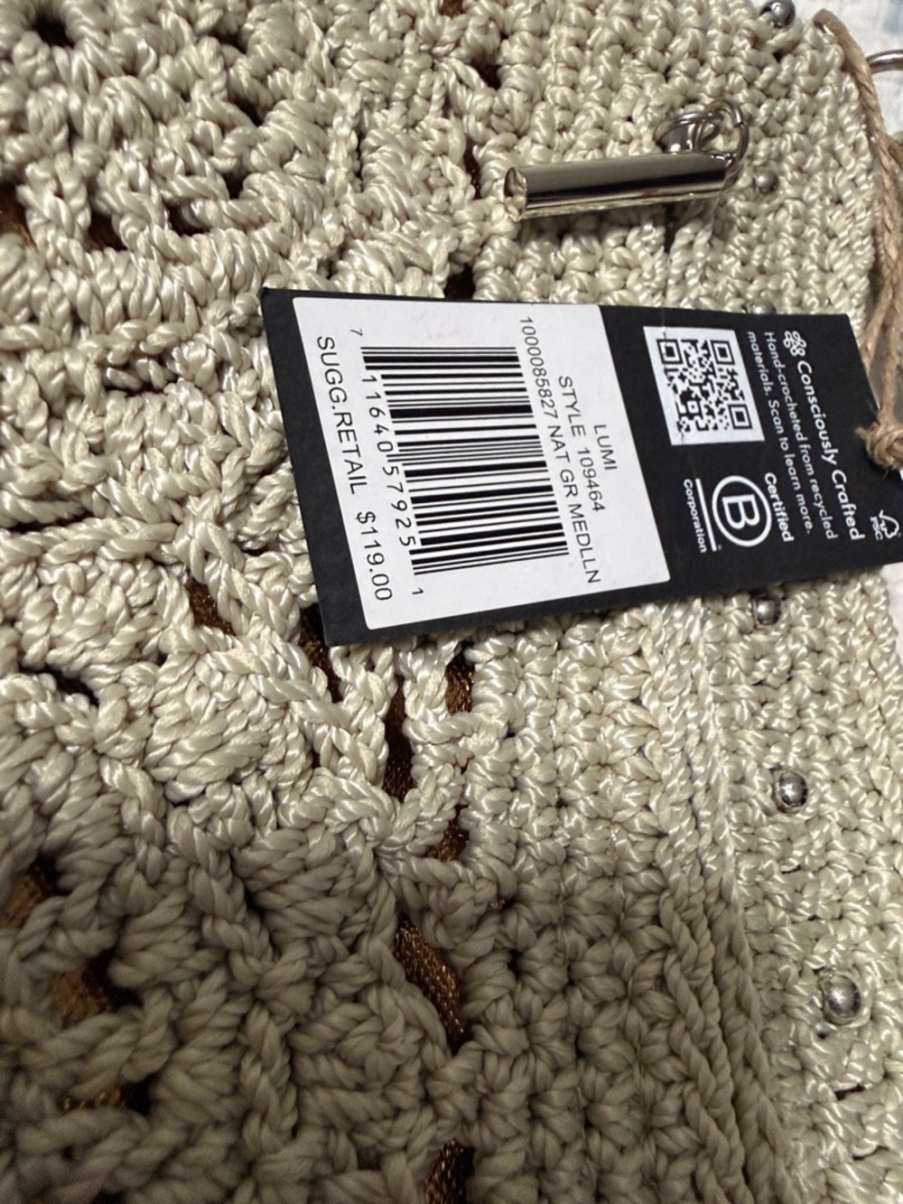 The Sak Women's Lumi Crochet Crossbody Bag - Picture 4 of 4